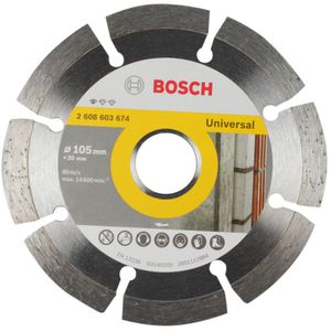 Disco Diamantado Segmentado Universal 105mm Bosch