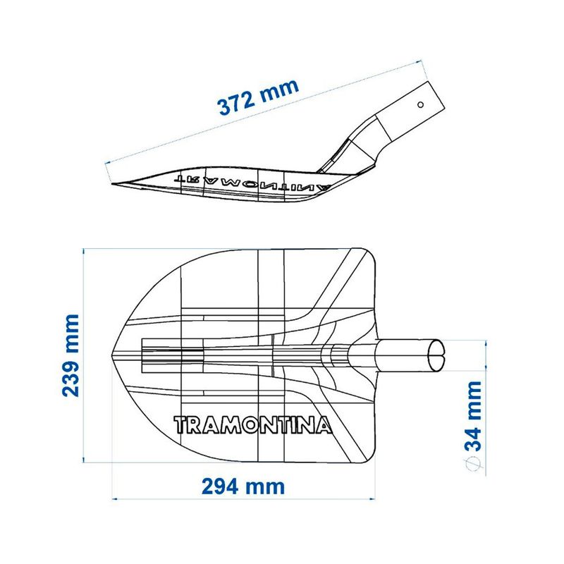 Pá de Bico Tramontina sem cabo