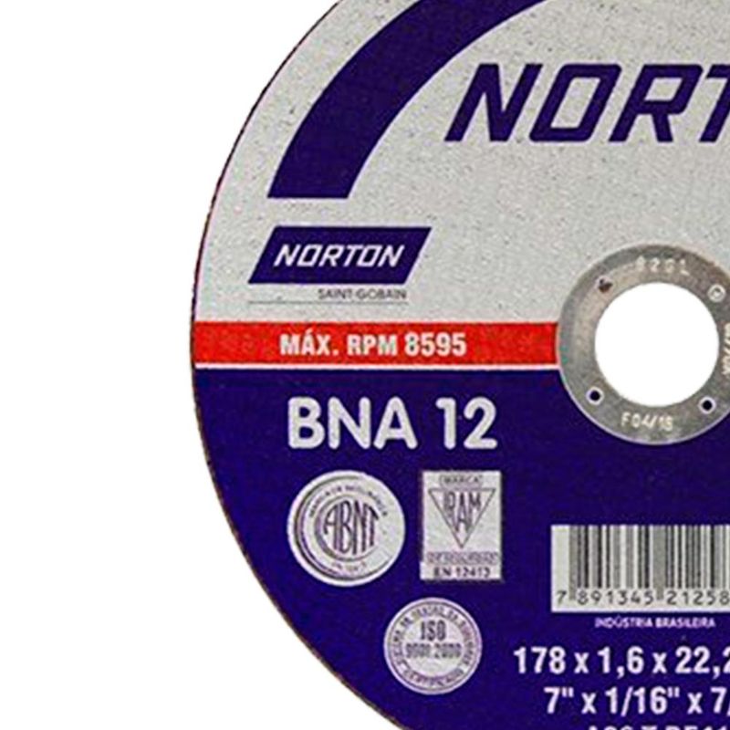 Disco-de-Corte-Norton-BNA-12-para-Inox-7-Polegadas