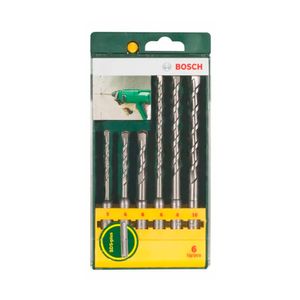 Jogo de Brocas Bosch SDS Plus 5 a 10mm com 6 Peças