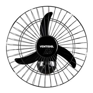 Ventilador de Parede Ventisol 50cm Oscilante Preto