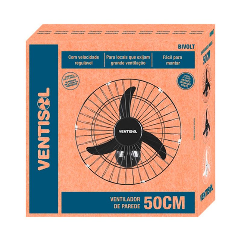 Ventilador-de-Parede-Ventisol-50cm-Oscilante-Preto