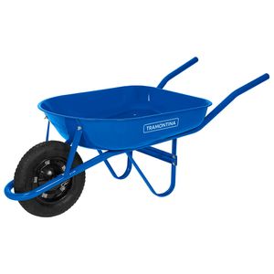 Carrinho de Mão Tramontina Azul 50 Litros Braço Metálico