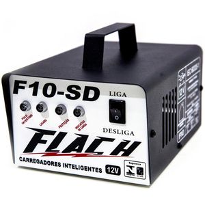 Carregador Bateria Flach Inteligente F10-SD 12V