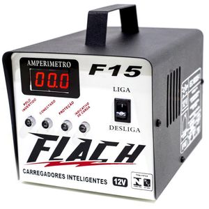 Carregador Bateria Flach Inteligente F15 12V