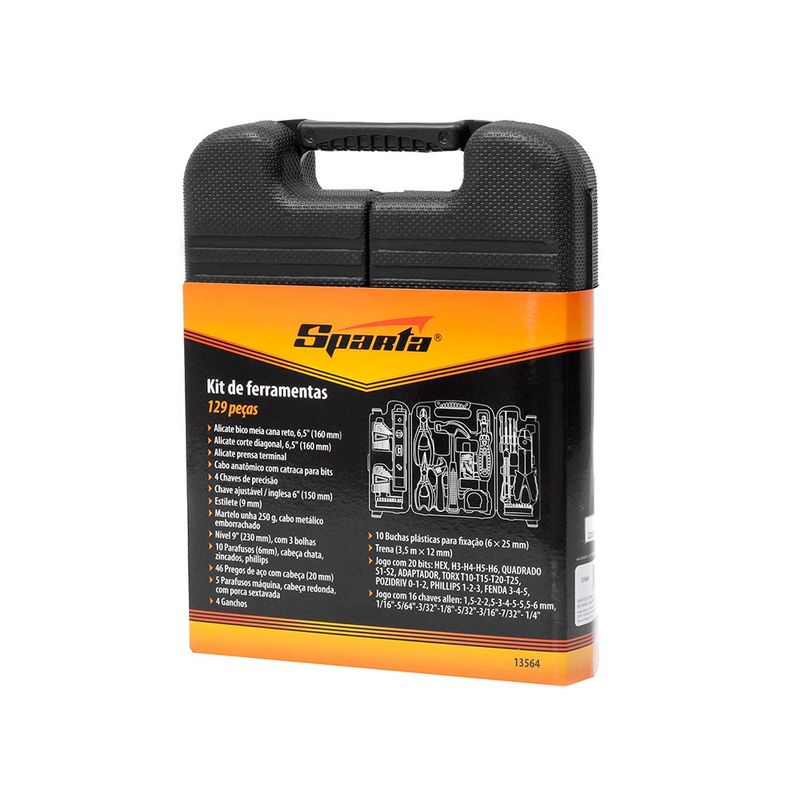 Kit-de-Ferramentas-Sparta-13564-com-129-Pecas