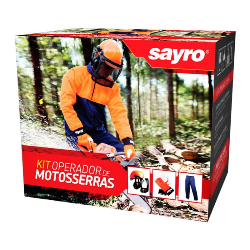 Kit-de-Seguranca-Sayro-para-Operador-de-Motosserra-com-6-pecas