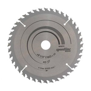 Disco de Serra Circular Bosch 160x 20mm para Madeira