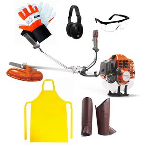Roçadeira a Gasolina Husqvarna 236R com Kit Roçador