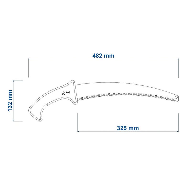 Serrote-Tramontina-para-Poda-13-Pol-Aco-com-Cabo-de-Madeira