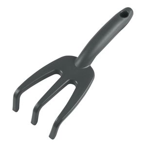 Rastelo Tramontina para Jardim 3 Dentes em Plástico Grafite