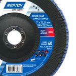 Disco-de-Lixa-Flap-Disc-Norton-Classic-G-40-7-Pol