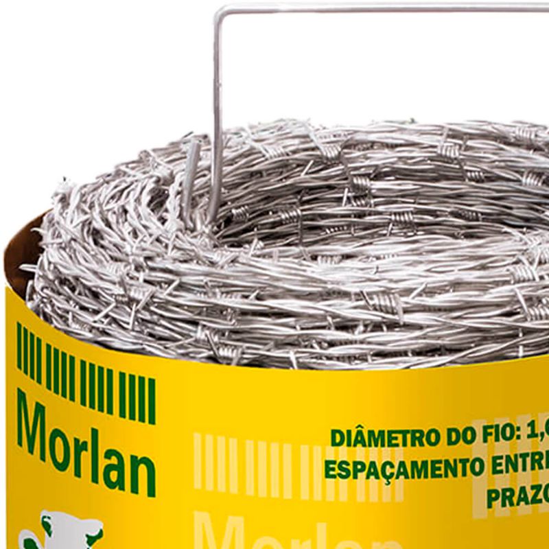 Kit-Arame-Farpado-Nelore-Morlan-250-Metros-com-Grampo-Gerdau-Polido-19x11-para-Cerca-2