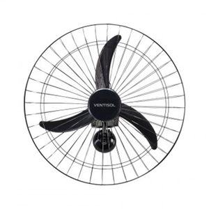 Ventilador de Parede Ventisol 60cm Oscilante Preto