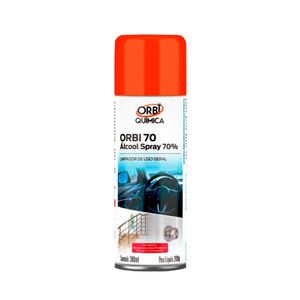 Álcool Spray Orbi 70% Antisséptico Higienizador 300ml