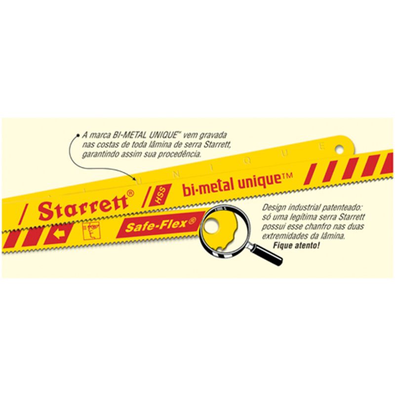 Lamina-para-Serra-Manual-Starrett-32-Dentes-Safe-Flex