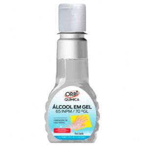 Álcool Gel Orbi 70% Antisséptico Higienizador 500g