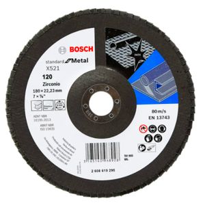 Disco de Lixa Flap Disc Bosch Standard G 120 7 Pol