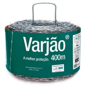 Arame Farpado Belgo Varjão 400 Metros