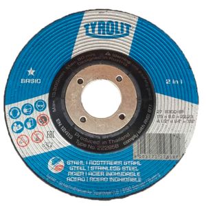 Disco de Desbaste Tyrolit A30Q BF Basic 4.1/2 Pol