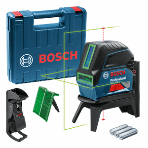 Nível a Laser Verde Bosch GCL 2-15G Pontos Prumo 15M e Maleta
