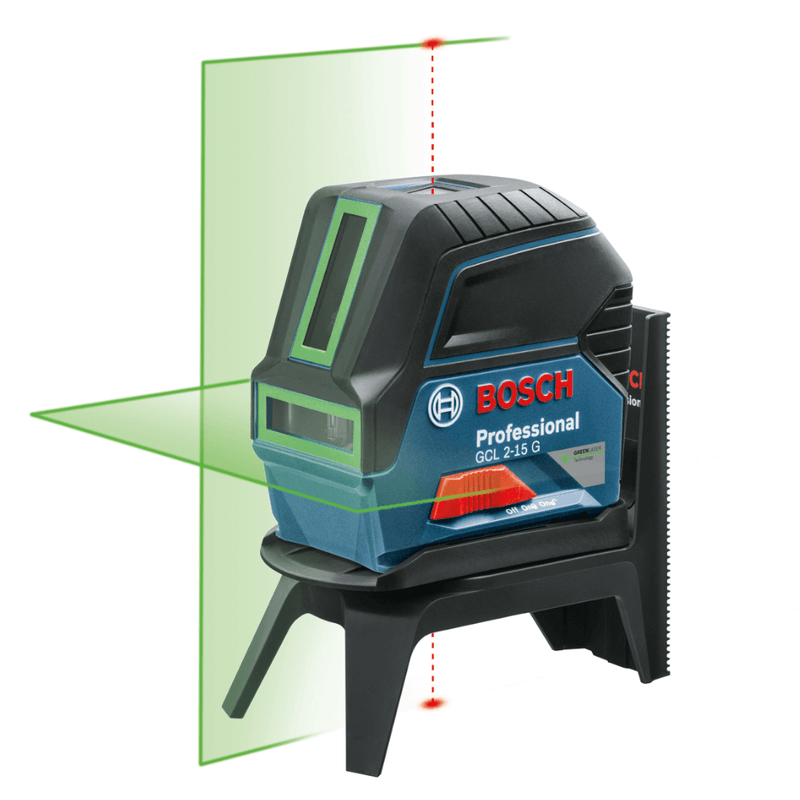 Nivel-a-Laser-Verde-Bosch-GCL-2-15G-Pontos-Prumo-15M-e-Maleta