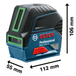 Nivel-a-Laser-Verde-Bosch-GCL-2-15G-Pontos-Prumo-15M-e-Maleta