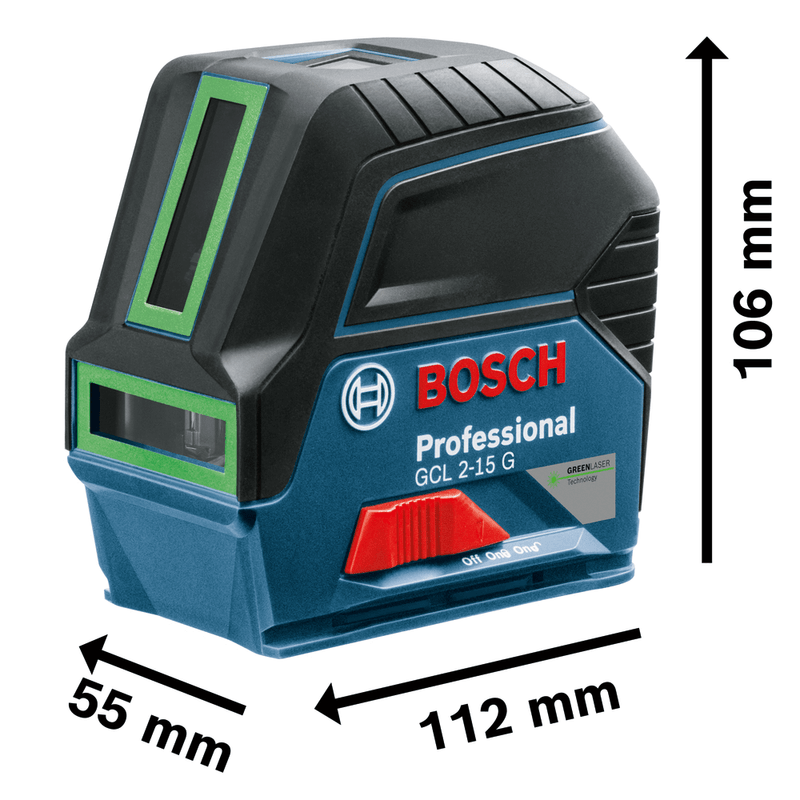 Nivel-a-Laser-Verde-Bosch-GCL-2-15G-Pontos-Prumo-15M-e-Maleta