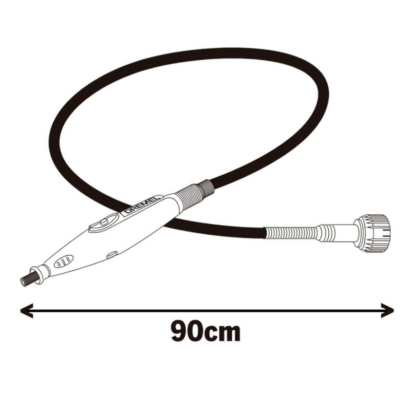 Dremel-Acoplamento-De-Microrretifica-Eixo-Flexivel-Para-Detalhes-Modelo-225