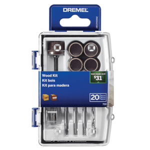 Kit Acessórios Dremel para Madeira com 20 Peças