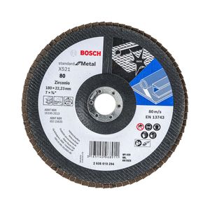 Disco de Lixa Flap Disco Bosch Standard G 80 7 Pol