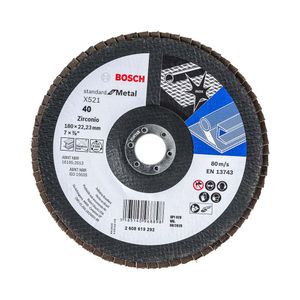 Disco de Lixa Flap Disco Bosch Standard G 40 7 Pol