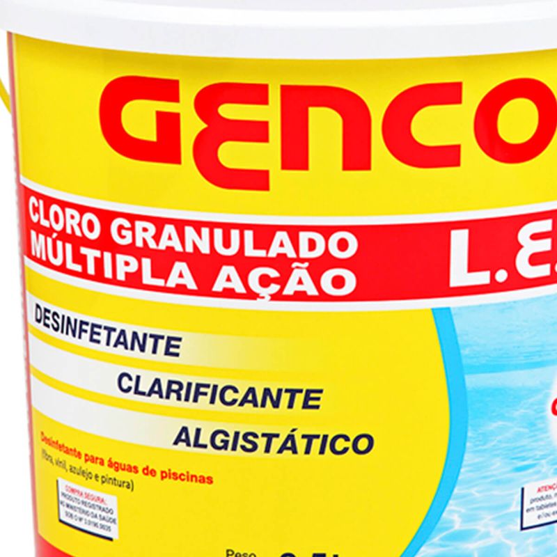 Cloro-para-Piscina-Genco-Granulado-3-em-1-Balde-com-25-kg