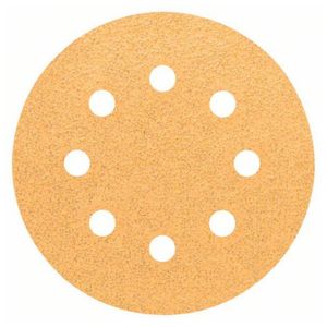 Disco de Lixa Bosch 125 mm Grão 60 para Madeira com 5 peças