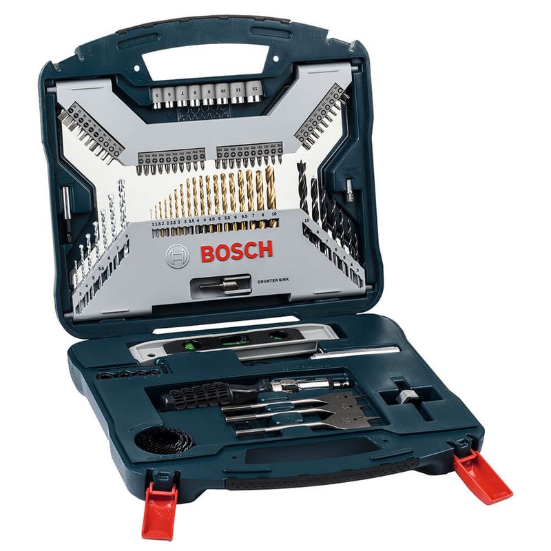 Kit-Bosch-de-Pontas-e-Brocas-Titanio-X-Line-com-100-unidades