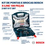 Kit-Bosch-de-Pontas-e-Brocas-Titanio-X-Line-com-100-unidades