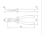 Alicate-Corte-Diagonal-Isolado-1.000-V-6--Tramontina-PRO