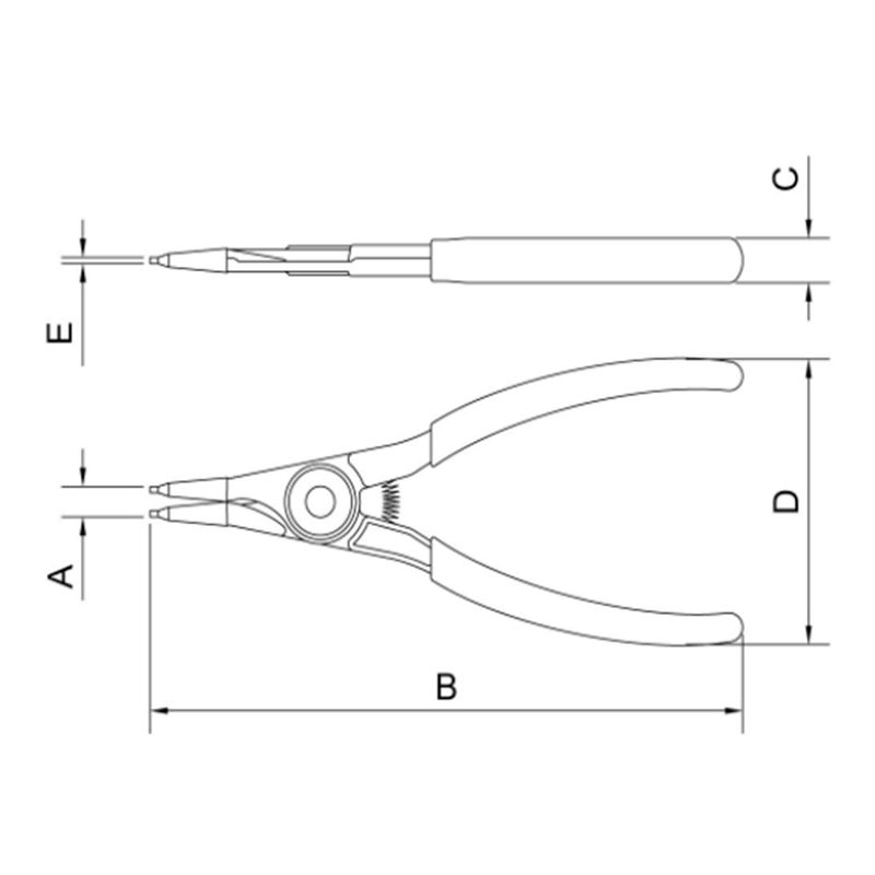 Alicate-para-Aneis-Externo-Reto-7-Tramontina-PRO-