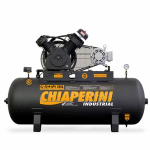 Compressor de Ar Chiaperini CJ 40+ APV 360L 40 pcm 360 Litros