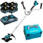 Rocadeira-a-Bateria-Makita-DUR368AZ-18V-com-4-Baterias-Carregador-e-Maleta