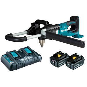 Perfurador de Solo a Bateria Makita DDG460T2X9 com 2 Baterias e Carregador