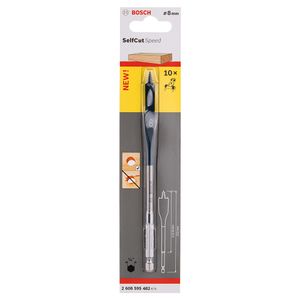 Broca para Madeira Bosch Chata 8,0mm Hexagonal 5/16 Pol