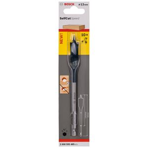 Broca para Madeira Bosch Chata 13,0mm Hexagonal 1/2 Pol