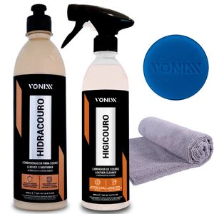 Kit Limpar e Hidratar Couro Vonixx Higicouro + Hidracouro