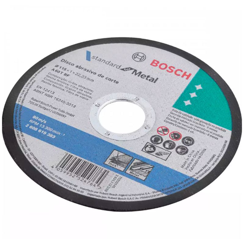 Disco-de-Corte-para-Metal-Bosch-Standard-115-x-1-x-2223-mm