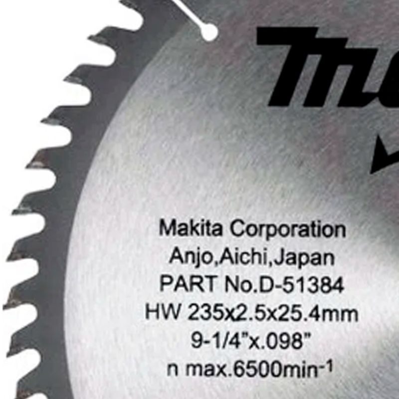 Disco-de-Serra-Circular-Makita-D-51384-9.14-pol-X-60D-235mm
