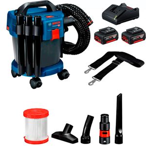Kit Aspirador de Pó Bosch 18V-10L com Bateria 4,0AH e Carregador AL 1814CV