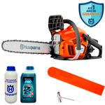 Kit-Motosserra-Husqvarna-125-com-Oleo-Lubrificante-e-Misturador