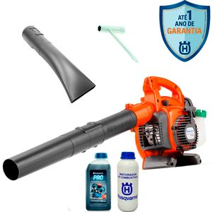 Kit Soprador Husqvarna 125B com Óleo Lubrificante e Misturador