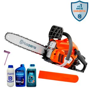 Kit Motosserra Husqvarna 120 14 pol com Óleos e Misturador